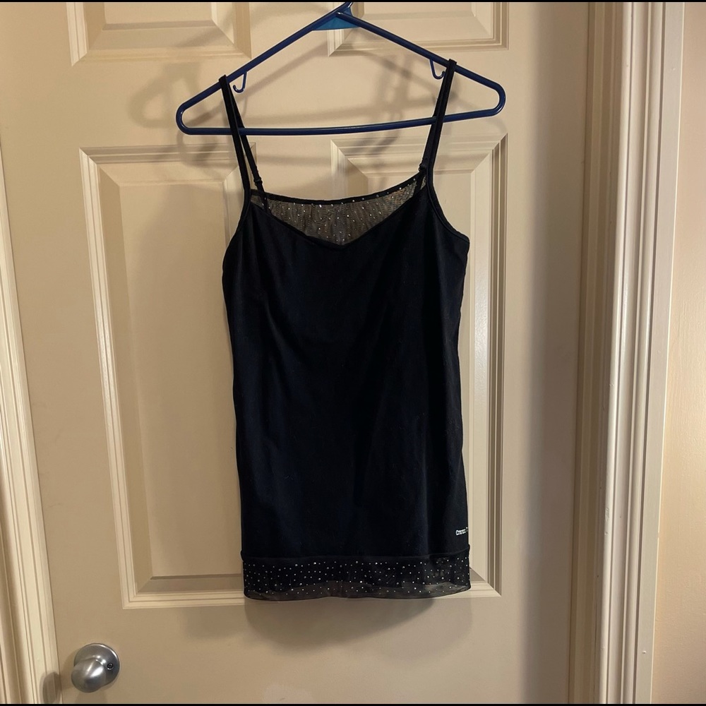♣️Dressy black tank top